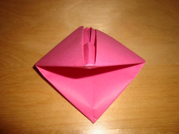 Как сделать кораблик из бумаги шаг за шагом - Шаг 10
