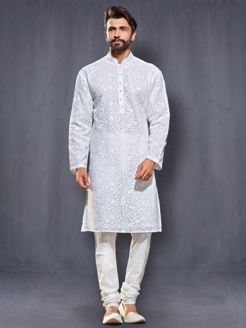 Лучшая курта для свадьбы - Lucknowi Kurta