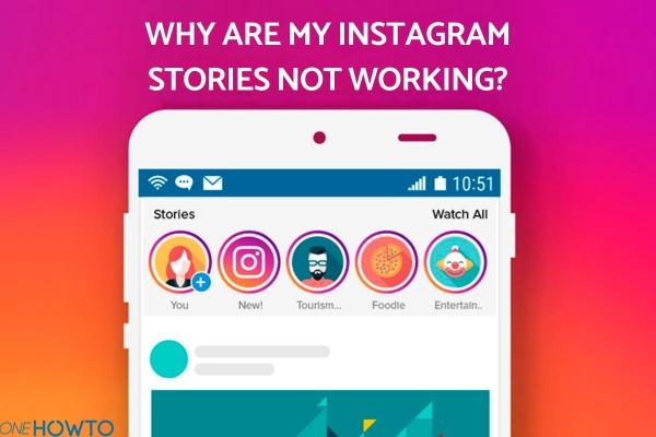 Мои истории в Instagram не работают